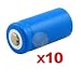 10 x Lot CR123A 123A Lithium Camera Battery - 3 Volt