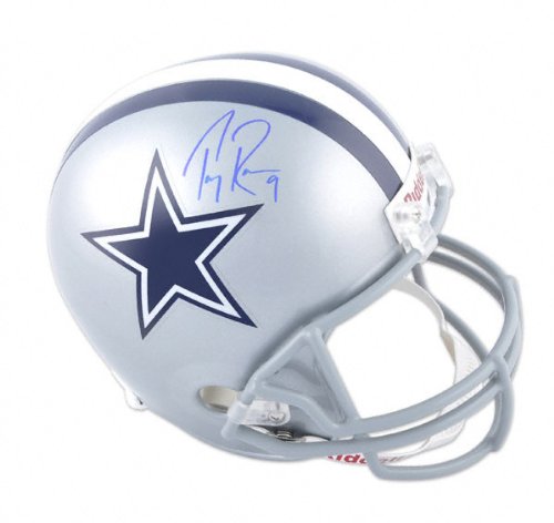 Tony Romo Autographed Helmet | Details: Dallas Cowboys, Replica Full Size Helmet
