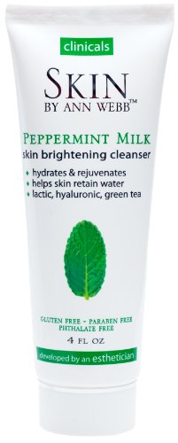 Skin By Ann Webb Cleanser, Peppermint Milk Cleanser, 4 Fluid Ounce