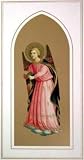 Musical Angels with Cymbals - Fra Angelico Art Print Poster 7 x 14