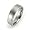 Titanium Men's & Women's wedding bands 6mm raised edge comfort fit, 9.5