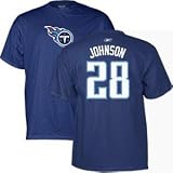Chris Johnson Tennessee Titans Navy Player T-Shirt
