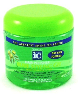 Fantasia Polisher Gel With Sparkles 16 oz. Olive Oil (Pack of 8)