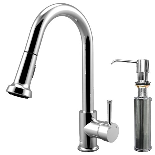 VIGO VG02002CHK2 PullOut Spray Kitchen Faucet, Chrome