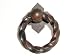 Top Knobs-Normandy Collection M639 Twisted Ring Pull w/backplate in Patine Rouge