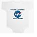 415MquvJGBL. SL75  Space Cadet   Official NASA Gear   Humorous / Funny Baby Onesie