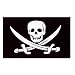 Pirate - Jack Rackham - Flag 3ft x 5ft Printed Polyester