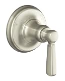 KOHLER K-T10595-4-BN Bancroft Transfer Valve Trim with Metal Lever Handle, Vibrant Brushed Nickel