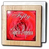 Review 3dRose LLC  / Fifty Aged to Perfection - 6 Inch Tile Napkin Holder