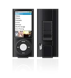 Belkin Leather Sleeve Case with Clip for iPod nano 5G (Black)