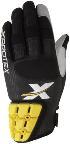 Xprotex Boys Small Dingr Black/Black Batting Glove, Youth Medium