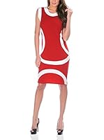 Bleu Marine Vestido Abby (Rojo)