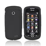 BLACK For Samsung Solstice II A817 Silicone Case Cover