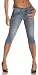 Vigoss Junior's Cropped Jean with Back Flap Pocket