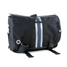 ComfortGear Center Stripe Diaper Bag Messenger in Blue