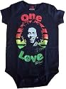 BOB MARLEY - Peace Creeper - Black Onesie / Baby T-shirt