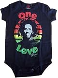 BOB MARLEY - Peace Creeper - Black Onesie / Baby T-shirt