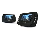 Zoom Produkt-Bild: United DVP7041 Car DVD-Set 2 Monitore 12V MP4 CD MP3 mobil