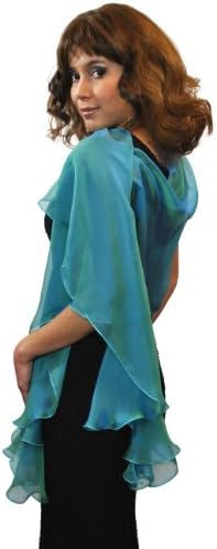 Peacock Silk Scarf Wrap