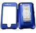 BLUE METAL Aluminium HARD Case/Housing /Facia /Fascia /Cover/ Faceplate for Apple iPhone 3G (8GB 16GB) + Detachable Belt Swivel Clip
