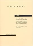 Homeland Security: A Compendium of Public and Private Organizations' Policy Recommendations
