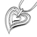 Oliver Weber 8834 Rhodium Plated Metal Swarovski Crystal Ladies Pendant + 20 Chain