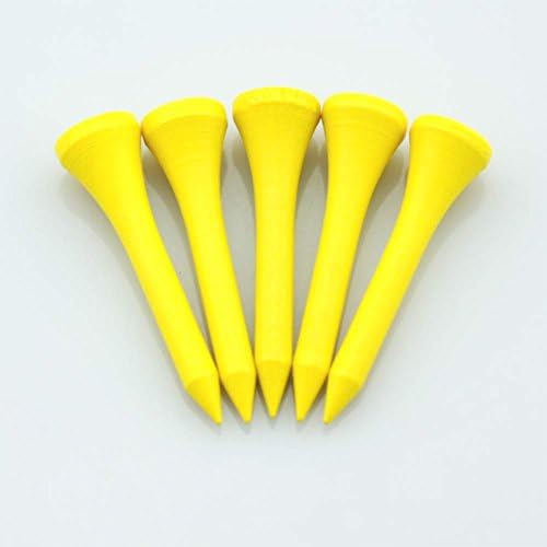 200pcs 1 5/8"(42mm) New Golf Wooden Tees Yellow Color Free Shipping