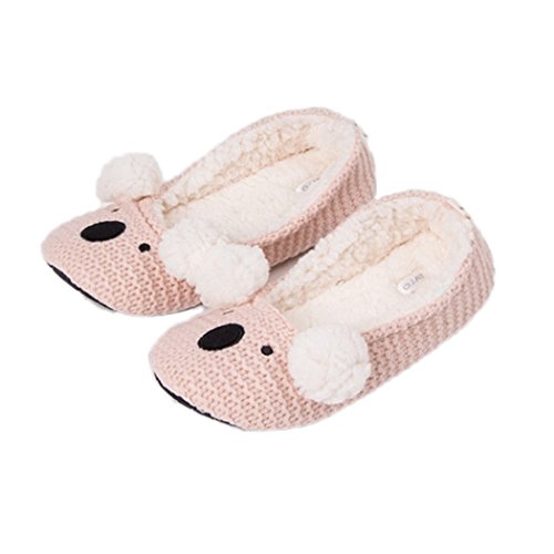 MiYang Women's Super Soft Lovely Animal Ballerina Slipper