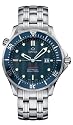Omega Men's Seamaster 300M Quartz "James Bond" Blue Dial Watch #2221.80.00
