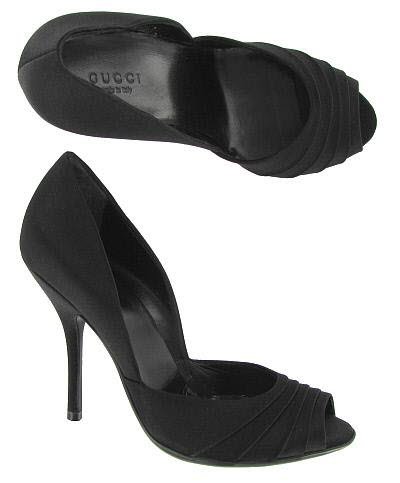 Gucci Womens Satin Pumps Shoes