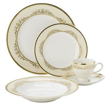 Carmel Ivory China 5-pc. Place Setting