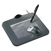 Genius G-Pen 4500 4-by-5.5-Inch Tablet with Mouse and Pen