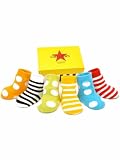 6 Pairs of Cheeritoes Bright Colored Socks by Trumpette