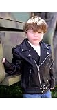 Children's Leather Motorcycle Jacket