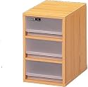 more wood 収納ボックス B6 チェスト H28cm (3段) WB-630