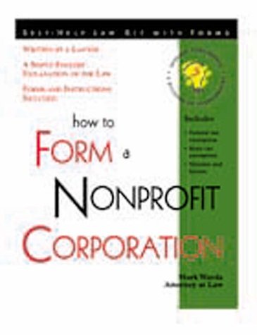 how to form a nonprofit corporation with forms