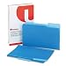 Recycled Interior File Folders, Legal Size, 1/3 Cut, Blue, 100/Box (UNV15301) Category: Interior File Folders