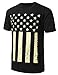 URBANCREWS Mens Hipster Hip Hop USA American Flag Print T-shirt (Various Prints)