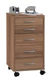 SB-Design 336-001 Rollcontainer Freddy B/H/T ca. 33 x 63,5 x 38 cm zwetschge