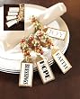 Faith, Hope, Blessings and Joy Festive Napkins Rings (set of 4)