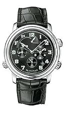 Blancpain Men's 2041-1130M-53B Leman GMT Alarm Watch