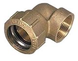BEVO PE-Rohr-Verbindung Winkelform, 1 1/4x1 1/4x40 mm