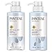 Pantene, Shampoo and Sulfate Free Conditioner Kit, with Micellar Water and Micellar Milk, Cleansing and Moisturizing Pro-V Blends, 10.1 fl oz, Kit