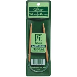 Clover-Takumi-Bamboo-Circular-16-Inch-Knitting-Needles-Size-4