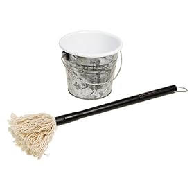Steven Raichlen Best of Barbecue SR8009 Sauce Mop and Bucket Set
