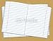 Wallmonkeys Peel and Stick Wall Decals - School Writing-book with Estimations - Removable Graphic