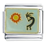 Kokopelli God Pugster Italian Charms
