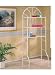 Counter Height White Bathroom 3-tier Towel Rack