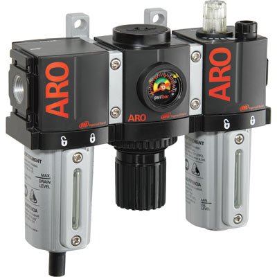 Ingersoll Rand Combination Air System Accessories - 3/8in., Filter, Regulator, Lubricator, Model# C38231810