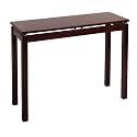 Furniture online: Linea Console / Hall Table with Chrome Accent-Espresso